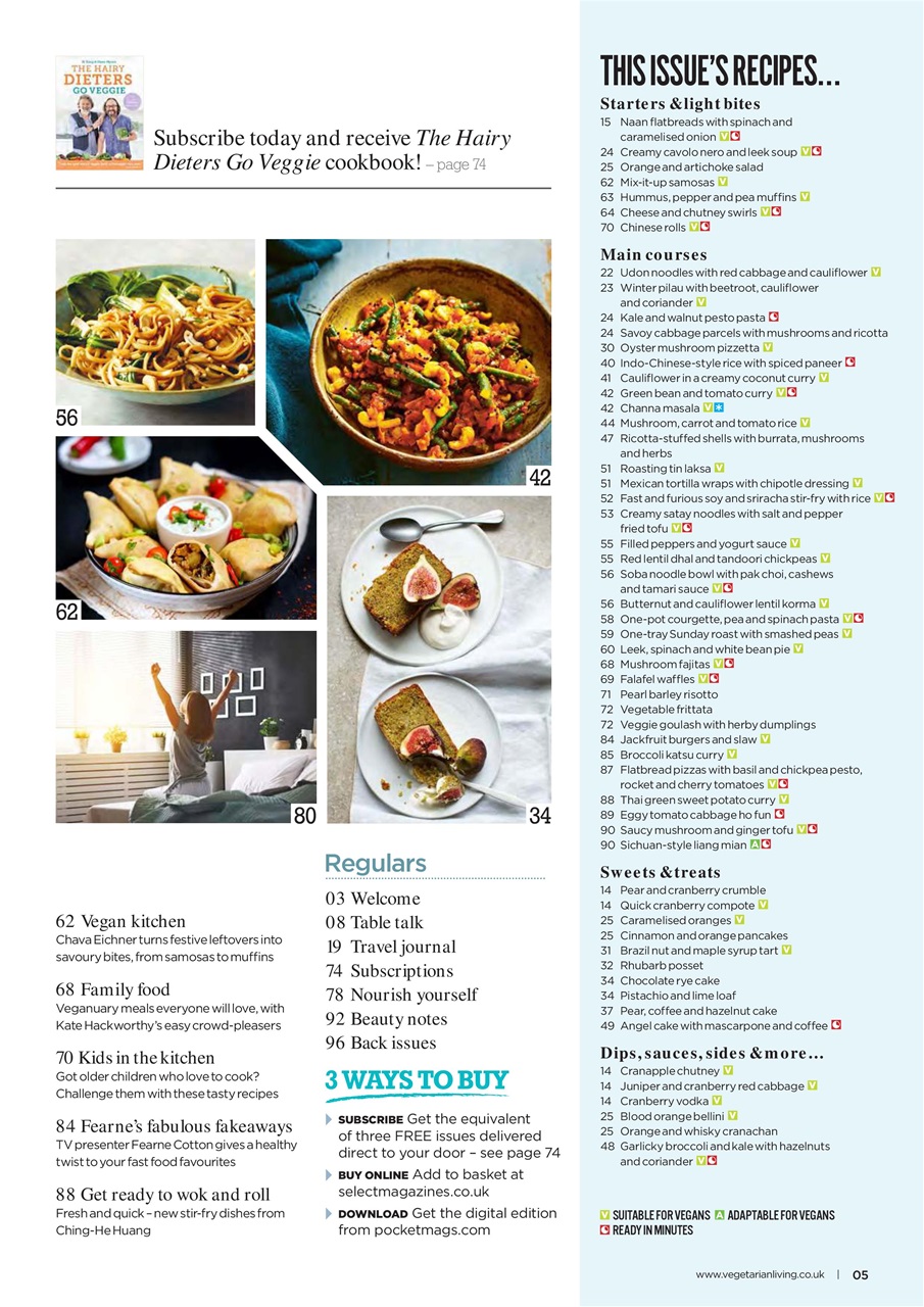 Vegetarian Living Preview Pages