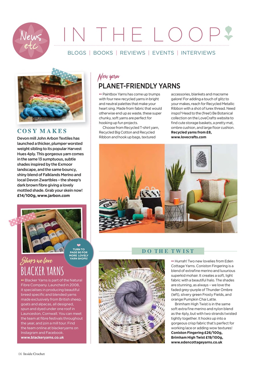 Inside Crochet Preview Pages