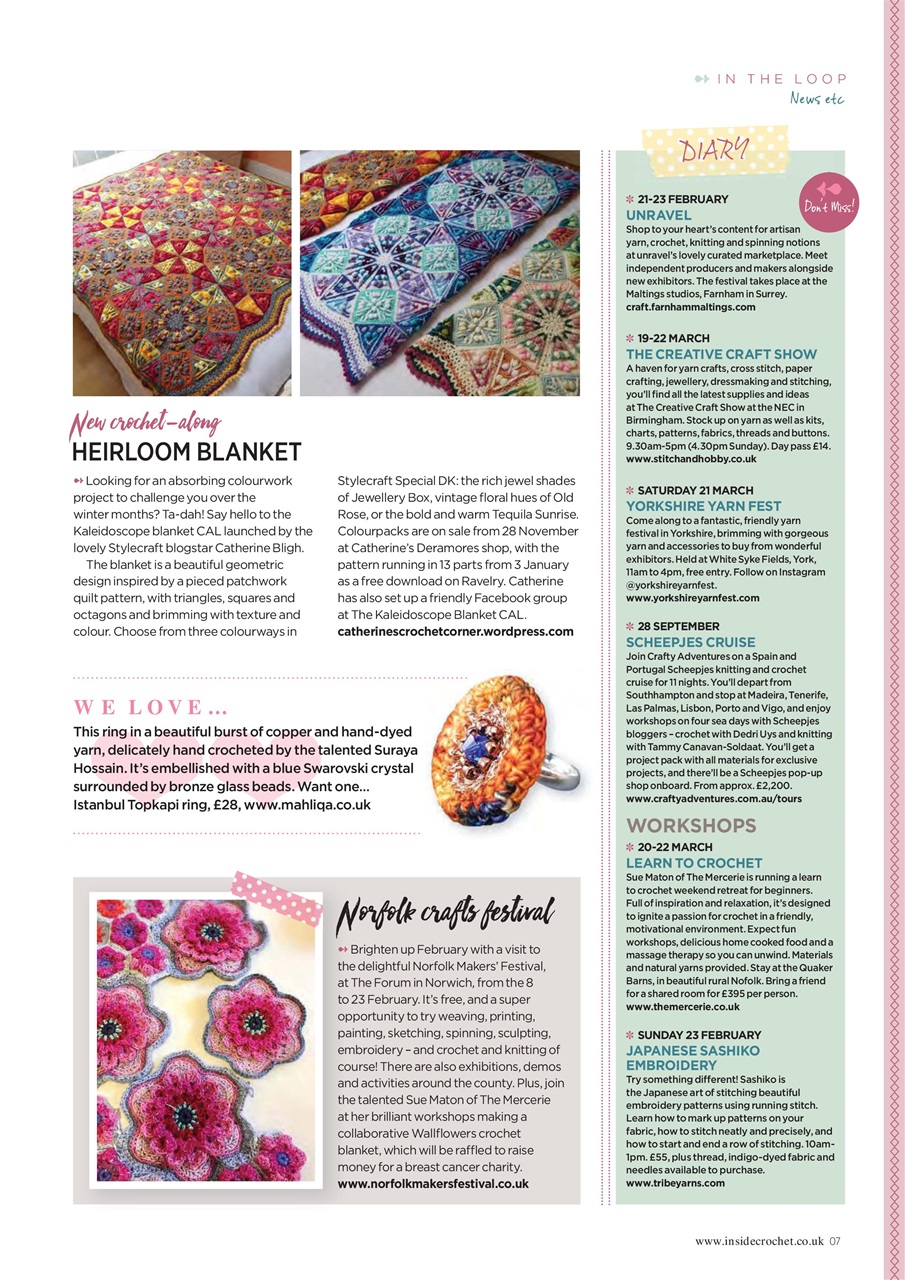 Inside Crochet Preview Pages