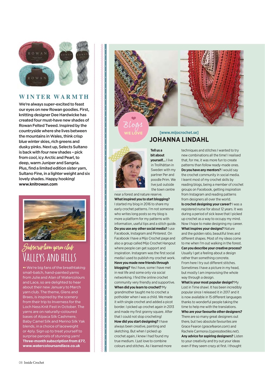 Inside Crochet Preview Pages