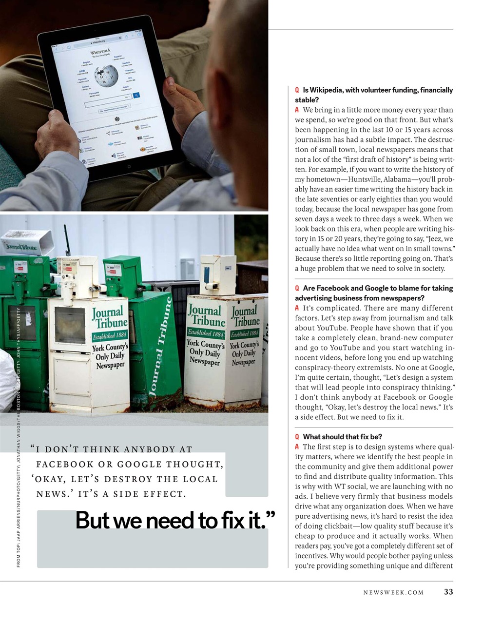 Newsweek International Preview Pages