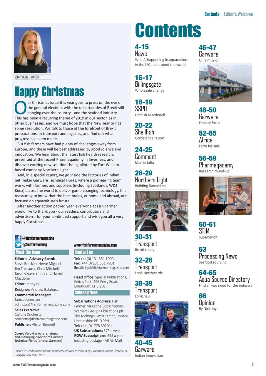 Fish Farmer Magazine Preview Pages