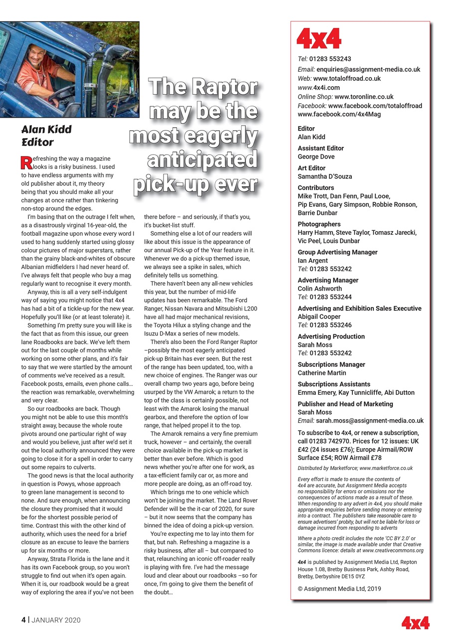 Overlander 4X4 Preview Pages