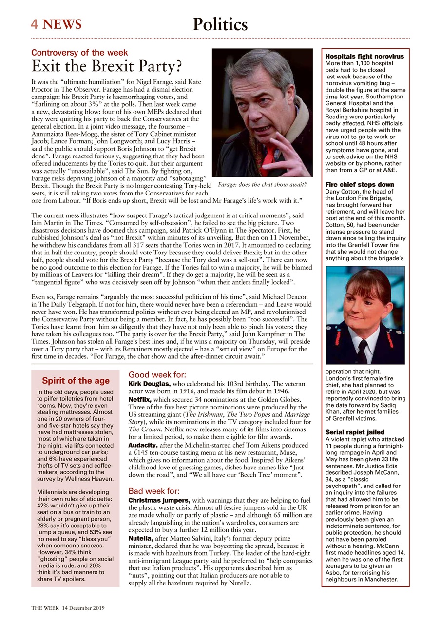 The Week Preview Pages