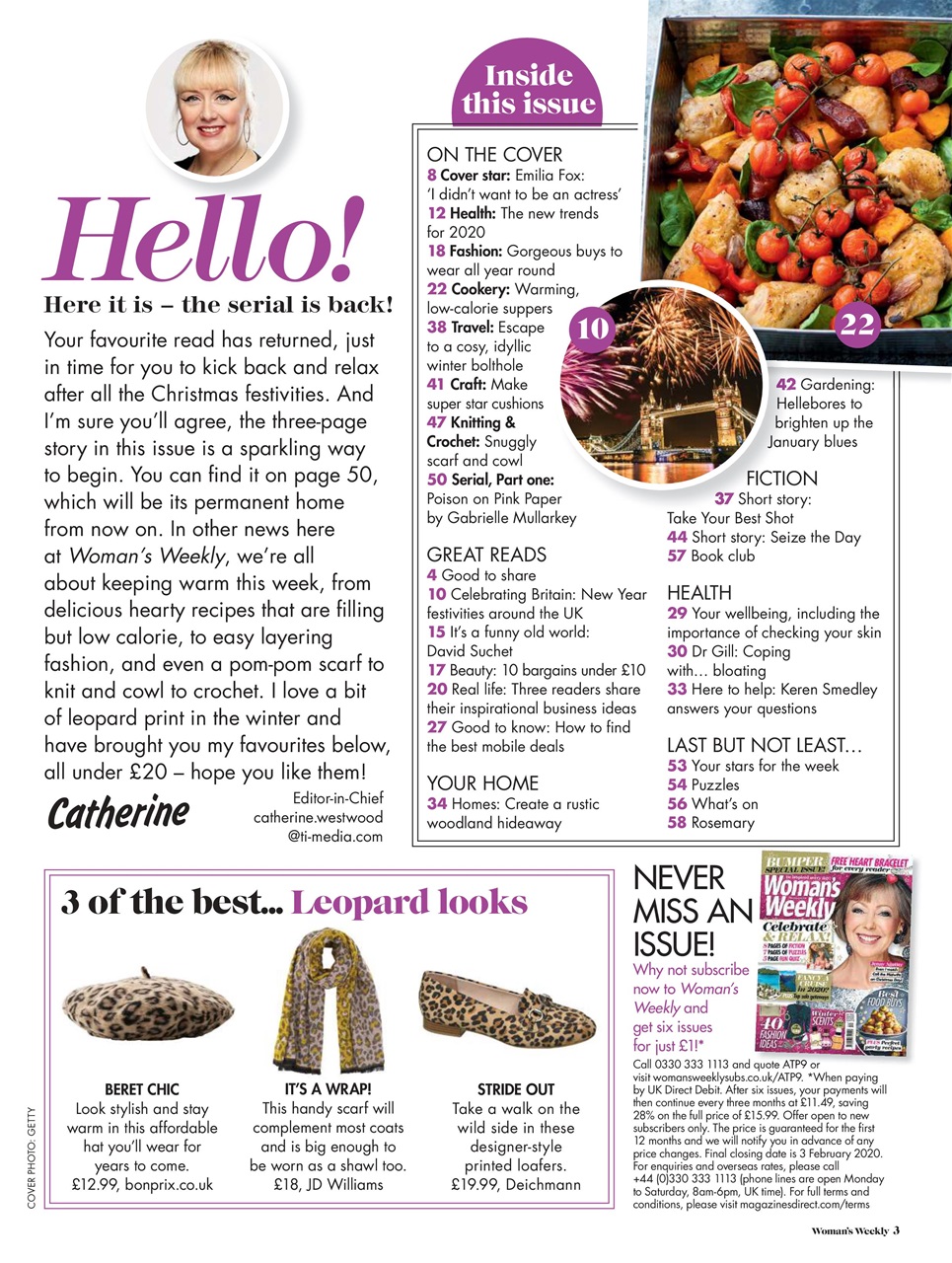 Woman's Weekly Preview Pages