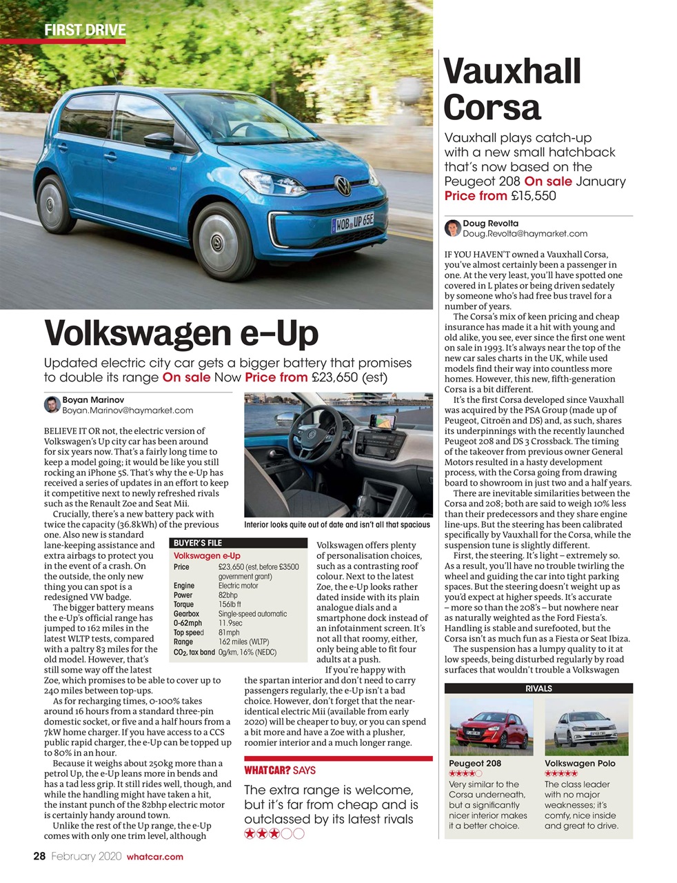 What Car? Preview Pages