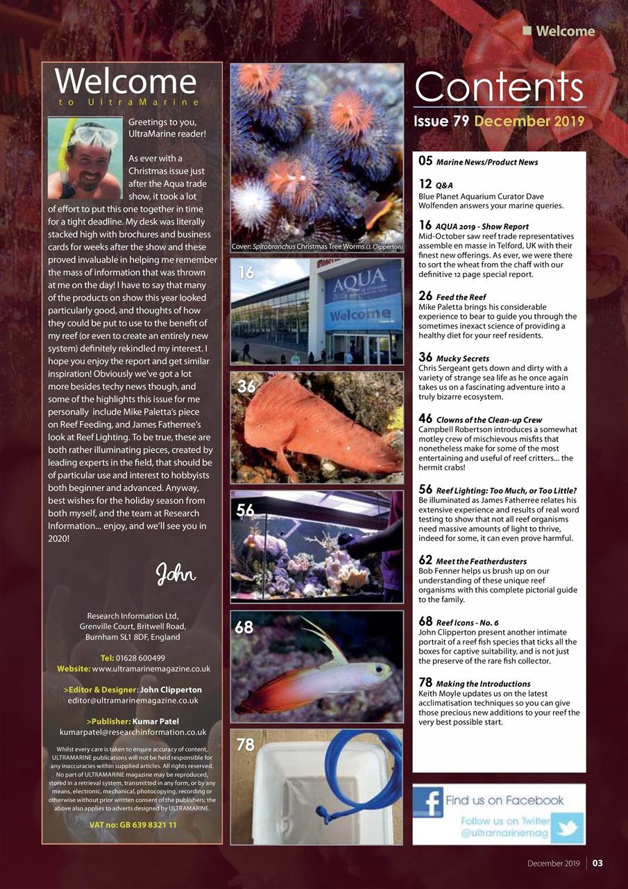 UltraMarine Magazine Preview Pages