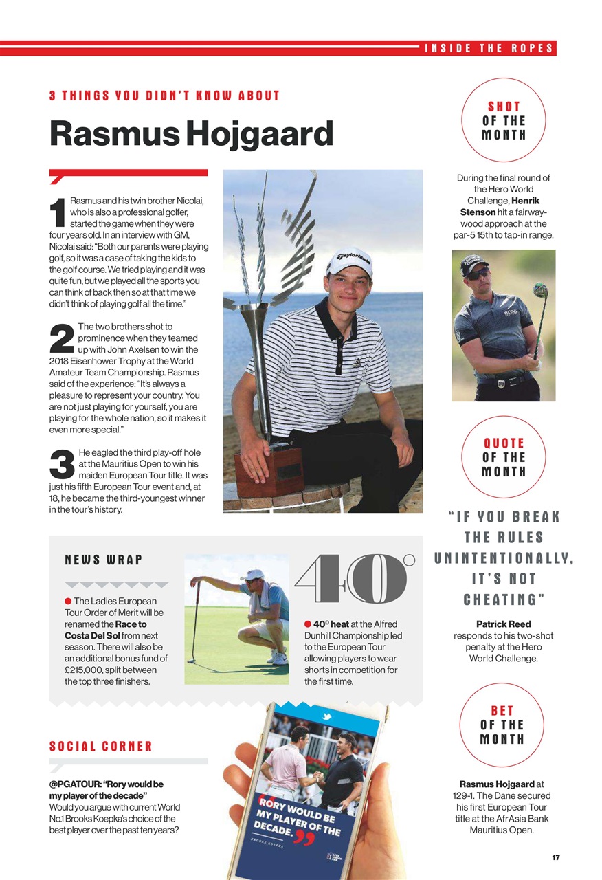 Golf Monthly Preview Pages