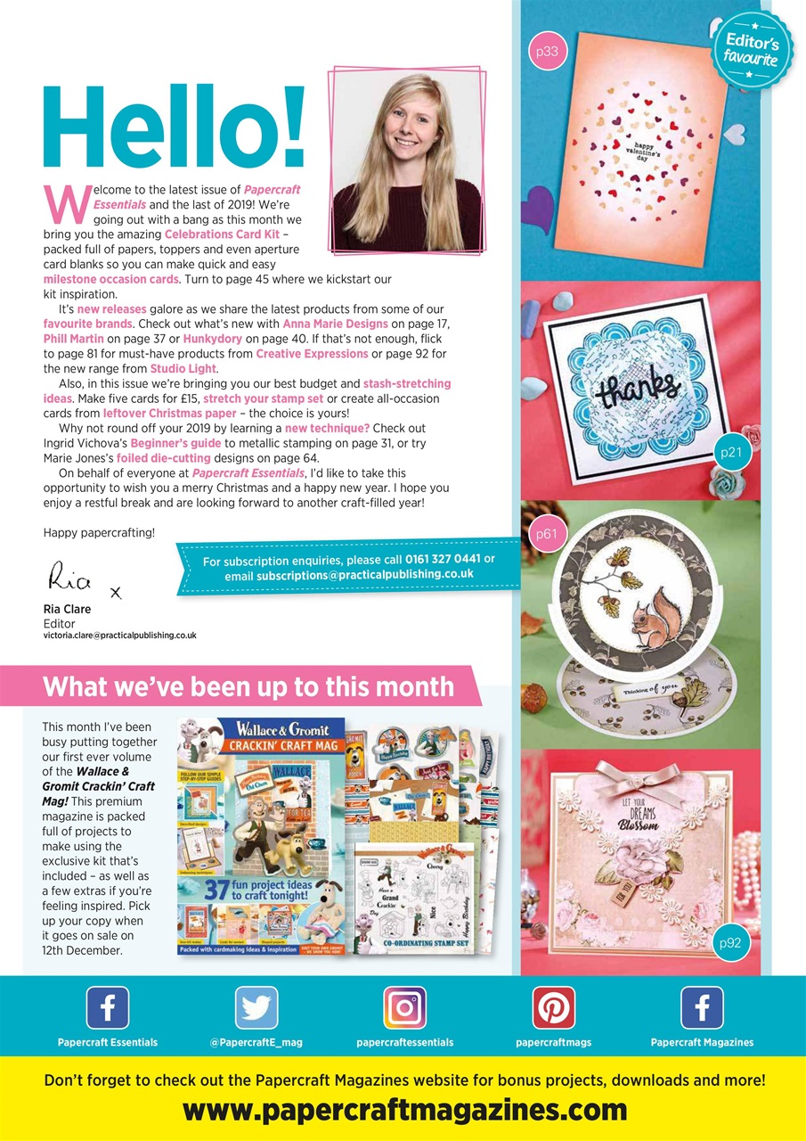 Papercraft Essentials Preview Pages