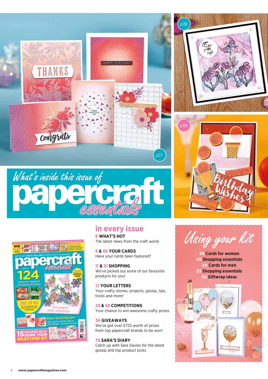 Papercraft Essentials Preview Pages