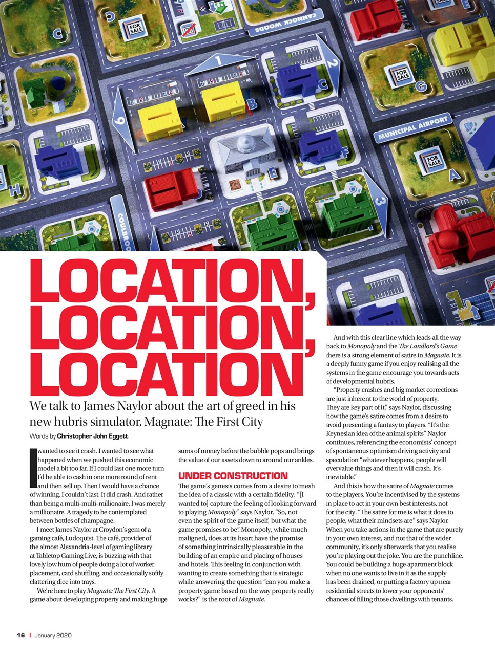 Tabletop Gaming Preview Pages