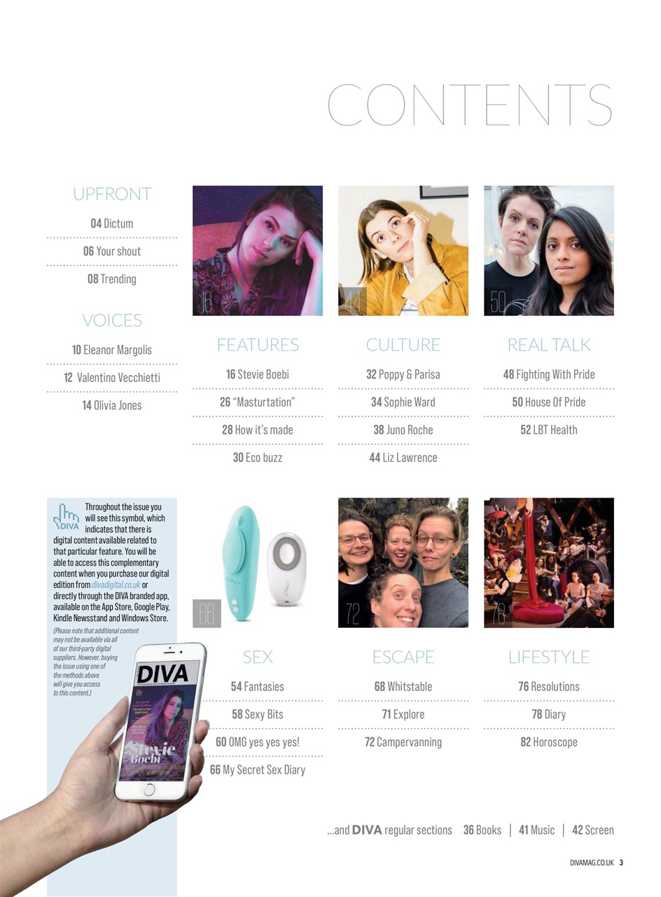 DIVA Magazine Preview Pages