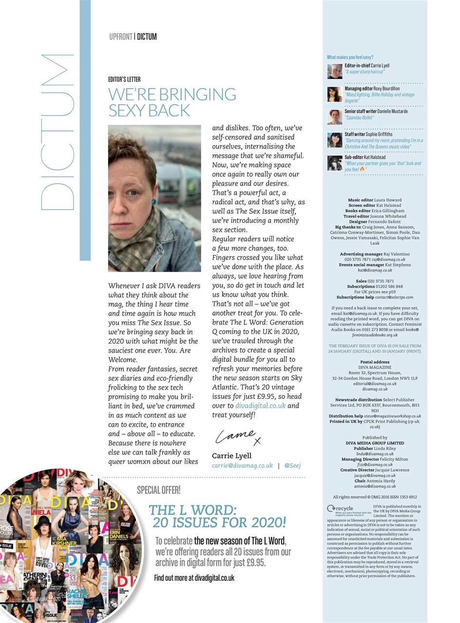 DIVA Magazine Preview Pages