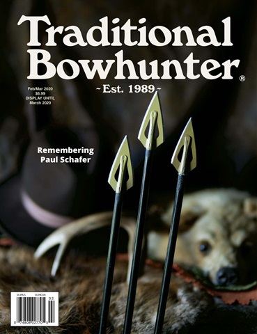 Traditional Bowhunter Magazine issue Feb/Mar 2020
