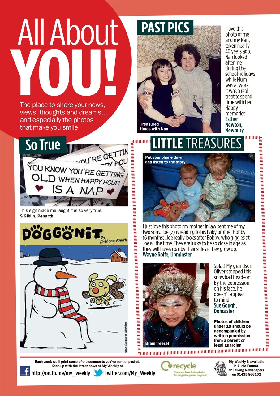 My Weekly Preview Pages