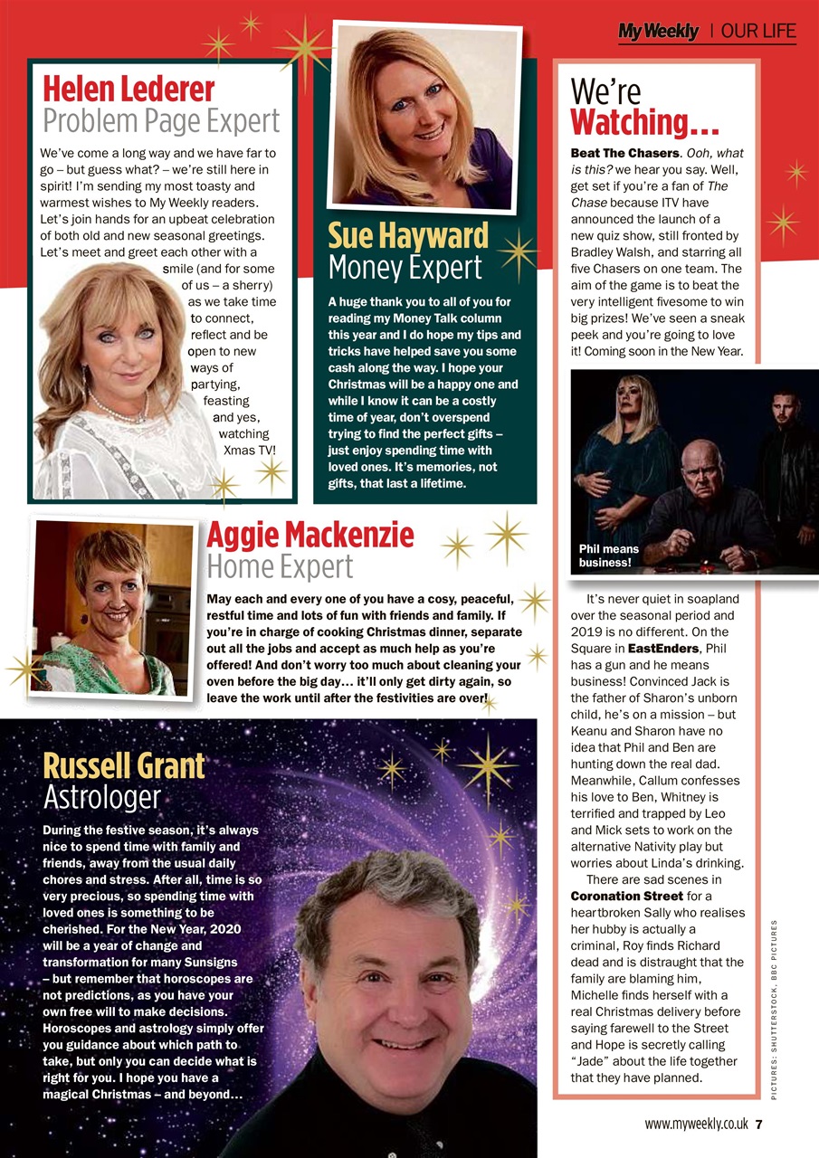 My Weekly Preview Pages