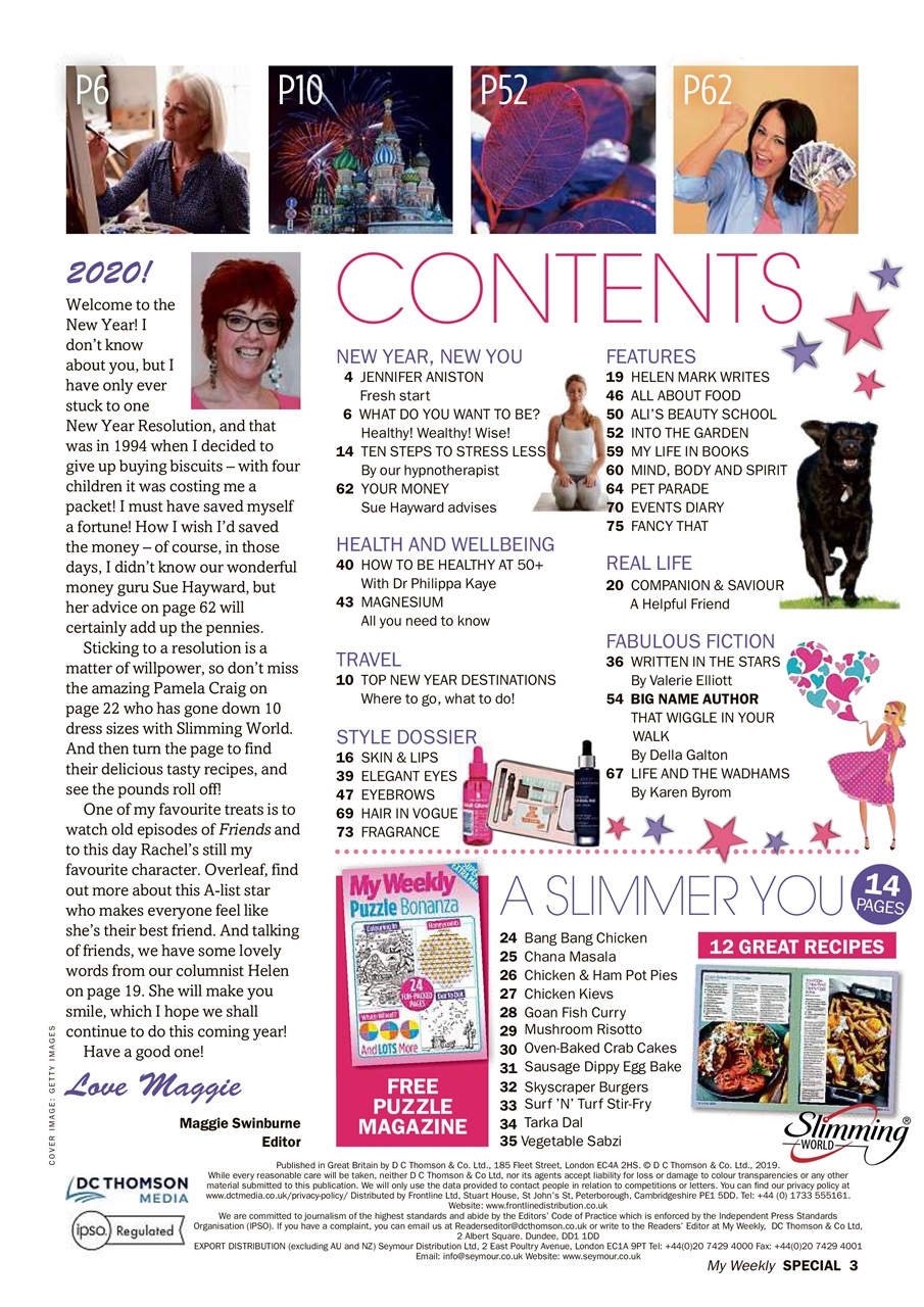 My Weekly Special Preview Pages