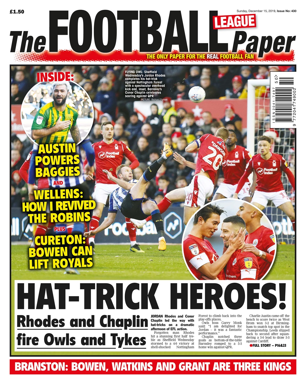 The Football League Paper Preview Pages