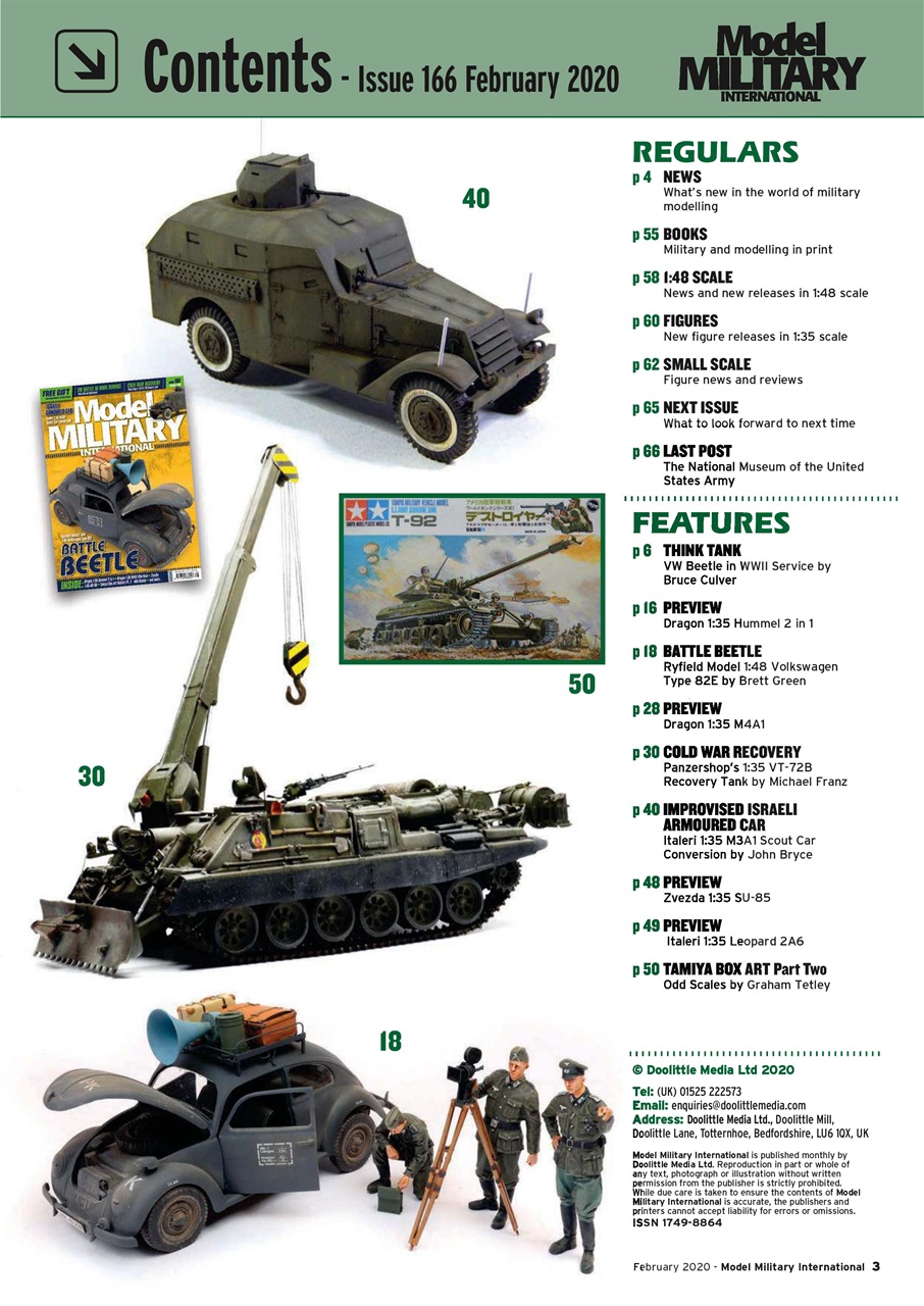 Military Modelling International Magazine Preview Pages
