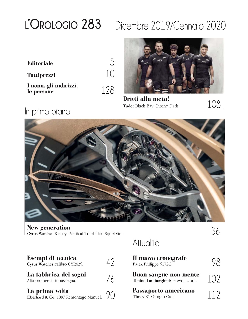 L'Orologio Preview Pages