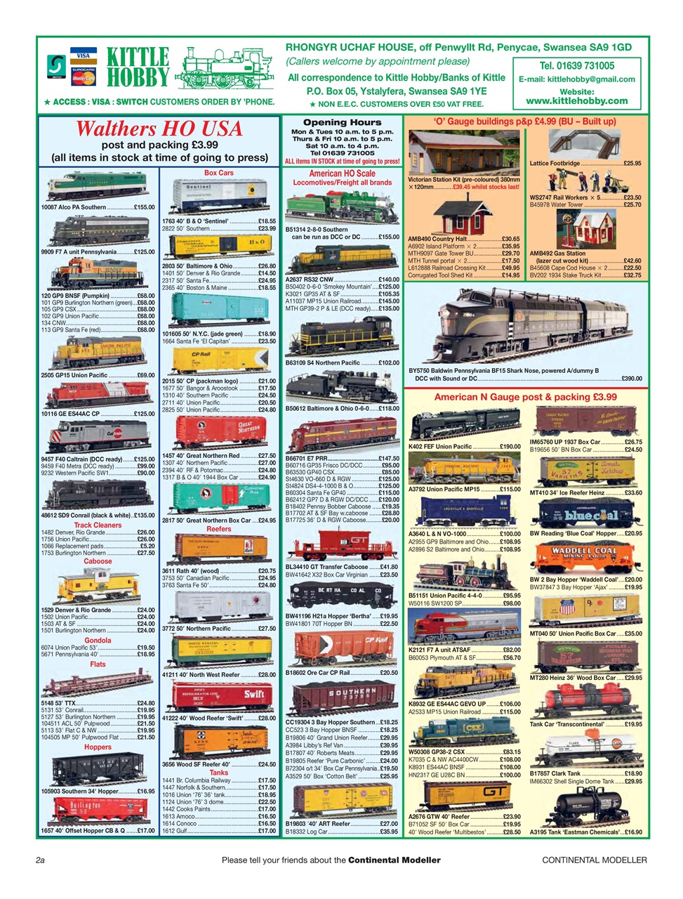 Continental Modeller Preview Pages