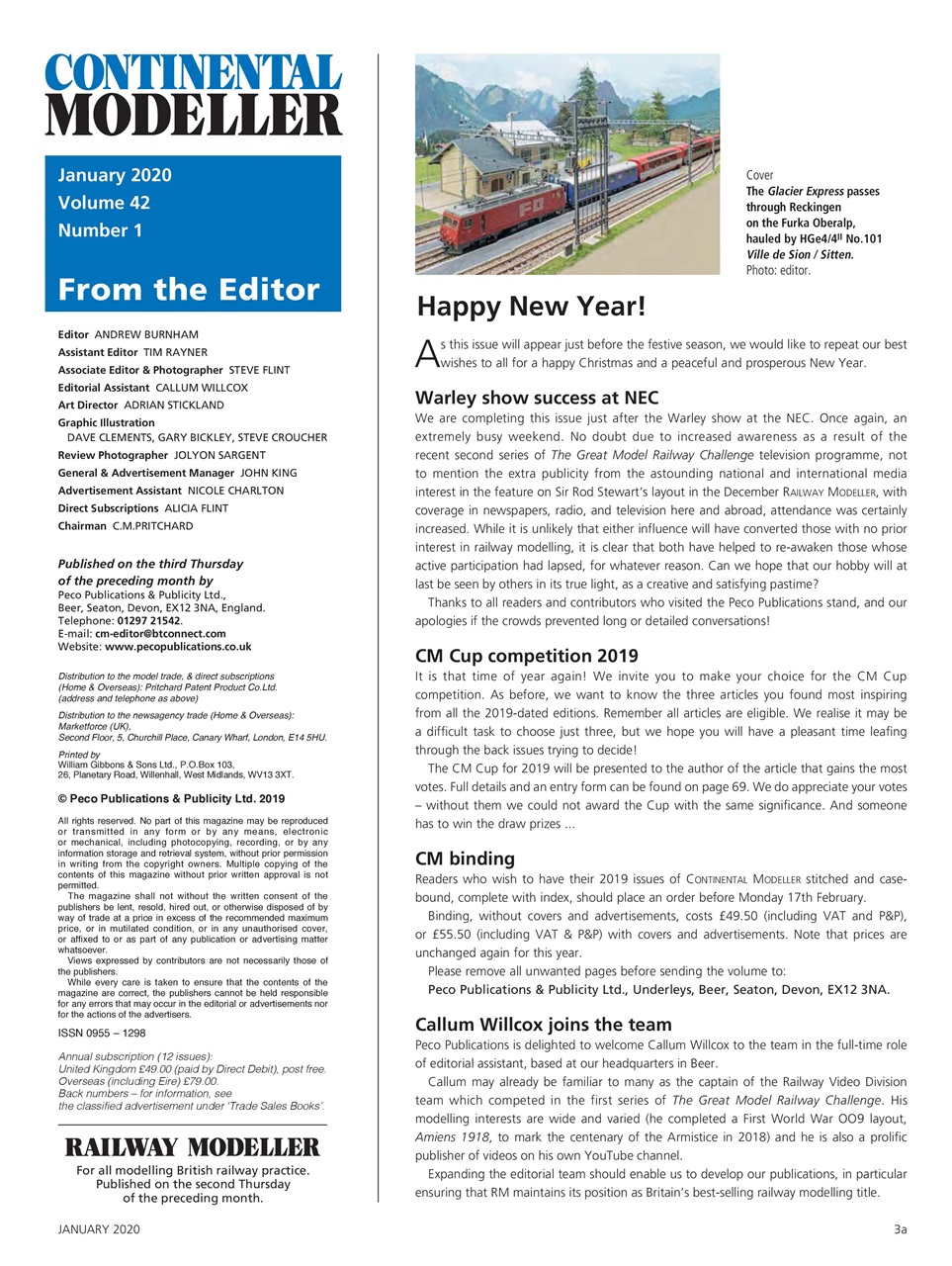 Continental Modeller Preview Pages