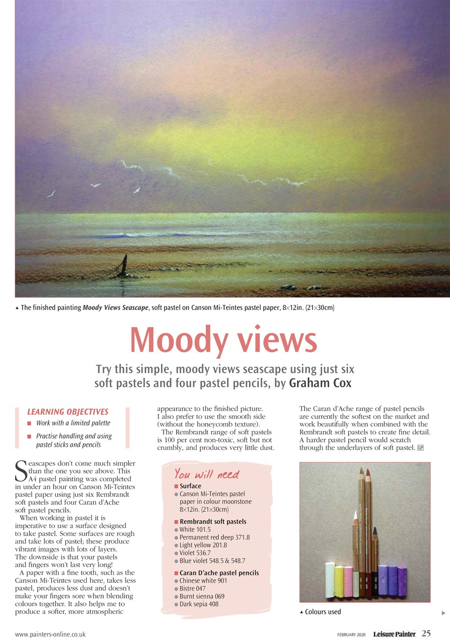 Leisure Painter & The Artist Preview Pages