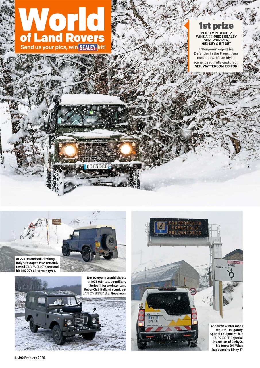 Land Rover Owner Preview Pages