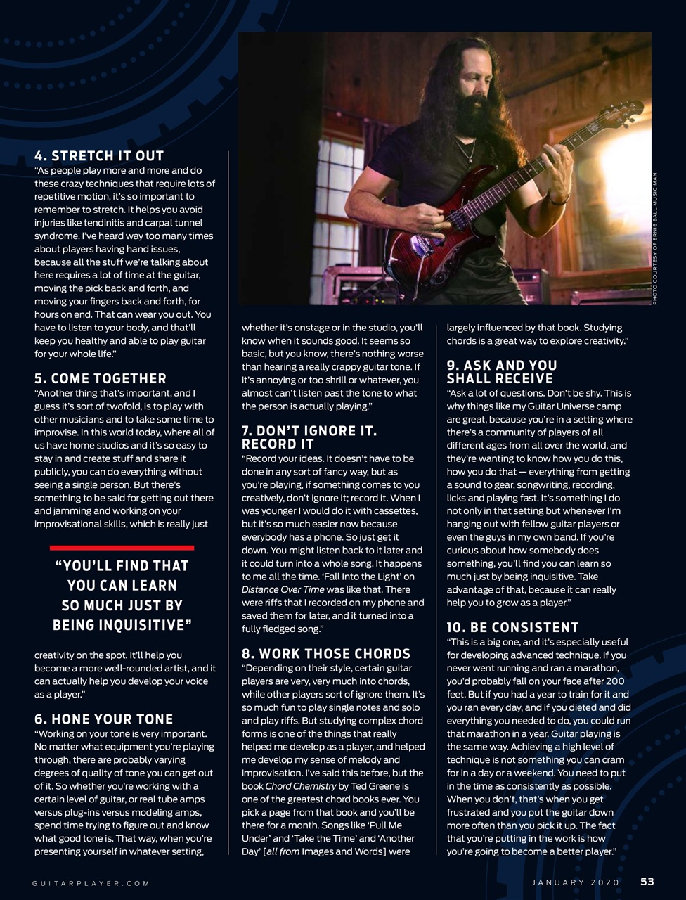 Guitar Player Preview Pages
