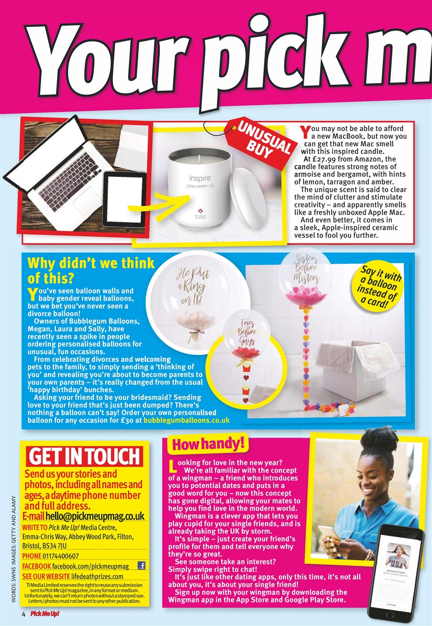 Pick Me Up Preview Pages