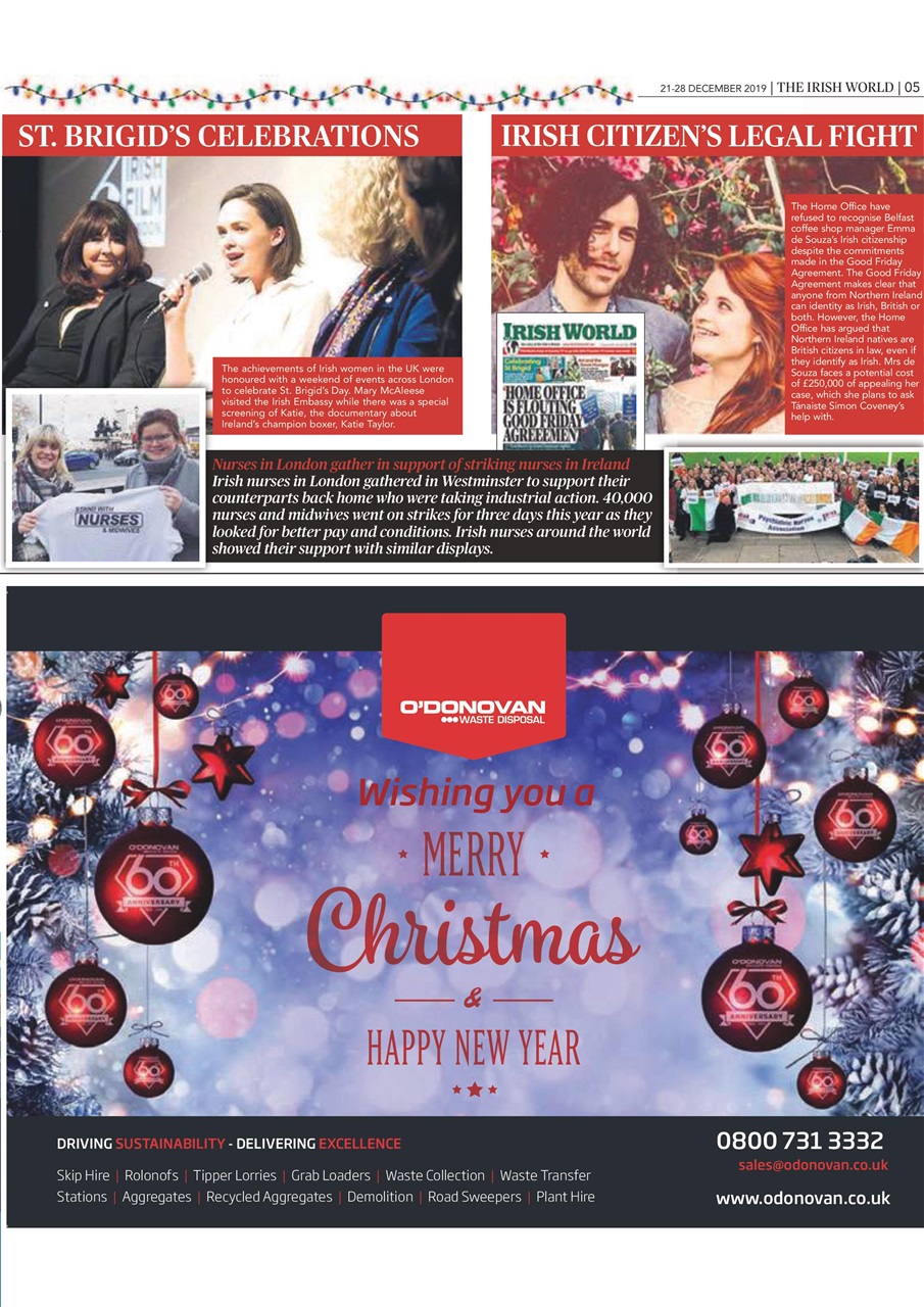 Irish World Preview Pages