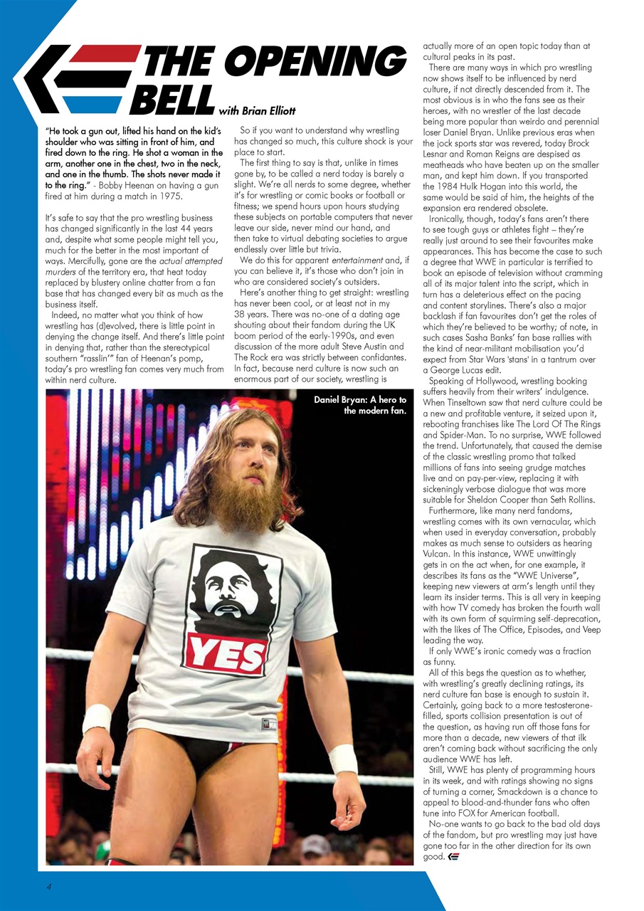 Wrestletalk Magazine Preview Pages