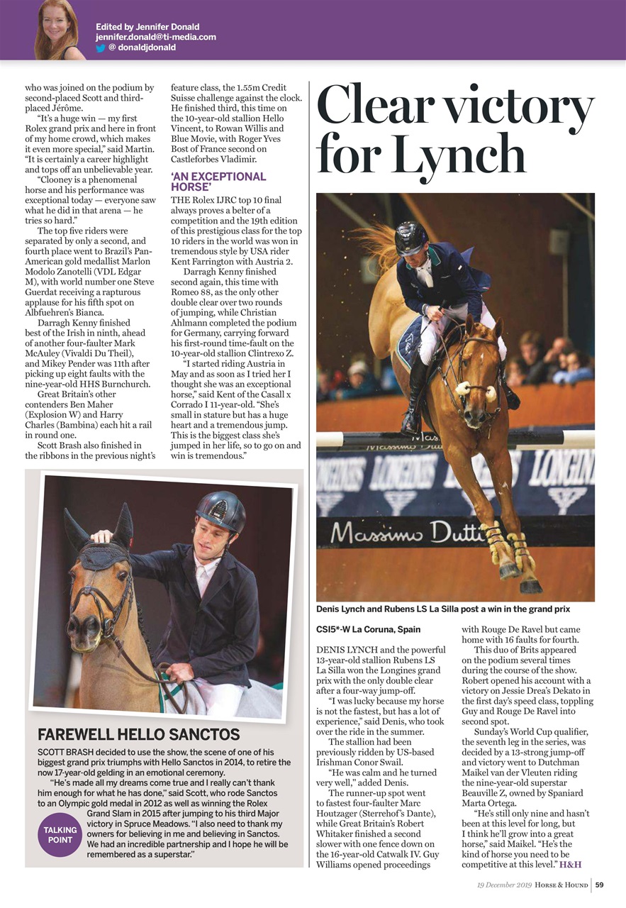 Horse & Hound Preview Pages