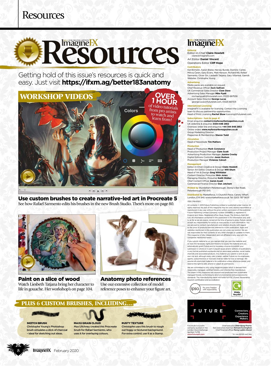 ImagineFX Preview Pages