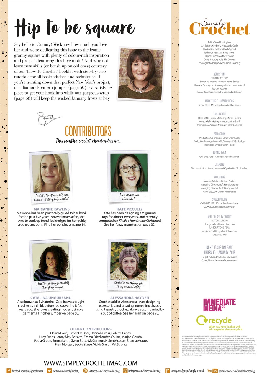 Simply Crochet Preview Pages