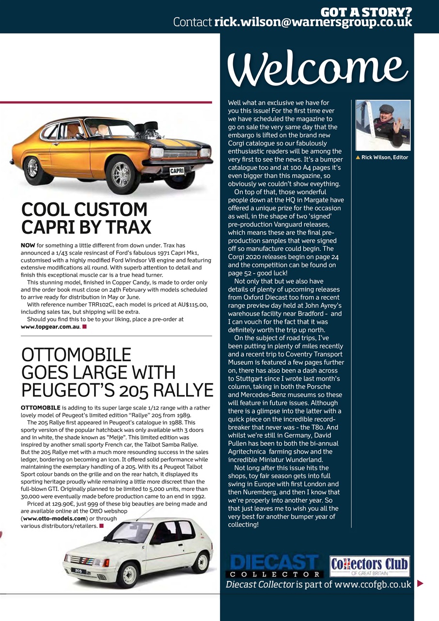 Diecast Collector Preview Pages