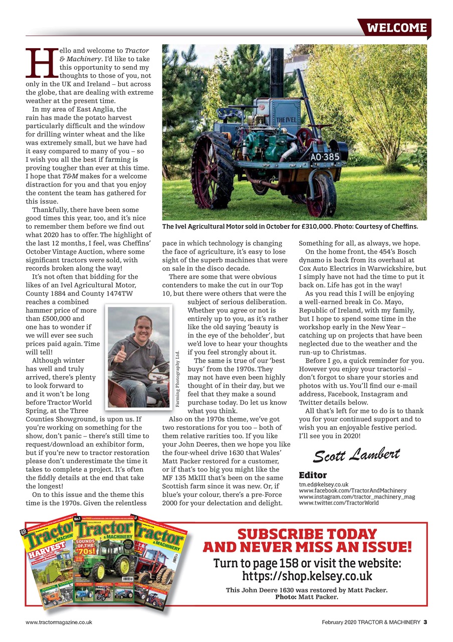 Tractor & Machinery Preview Pages