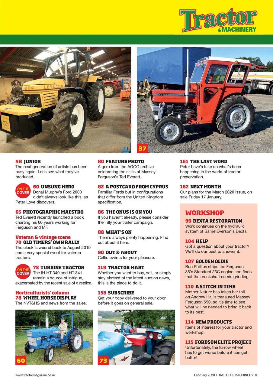 Tractor & Machinery Preview Pages