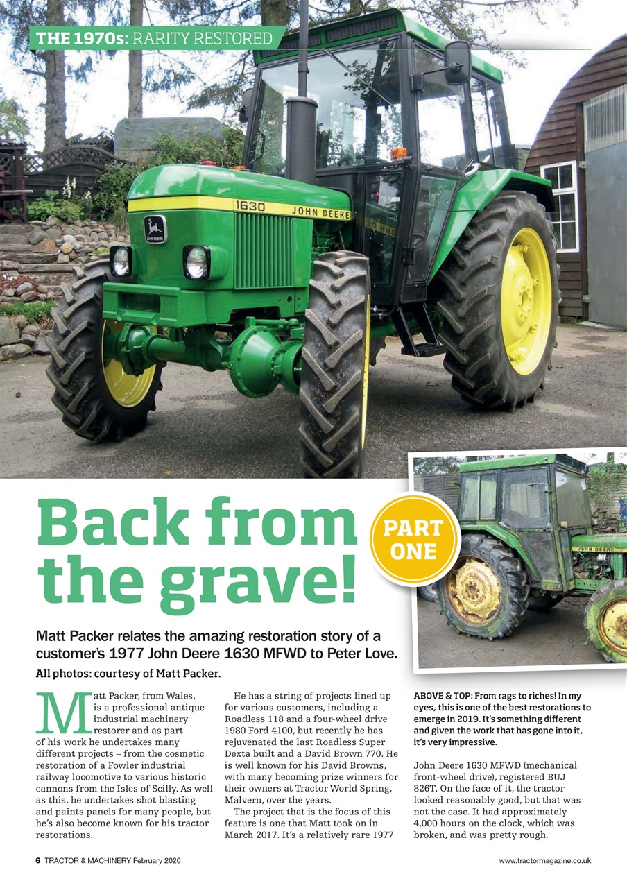Tractor & Machinery Preview Pages