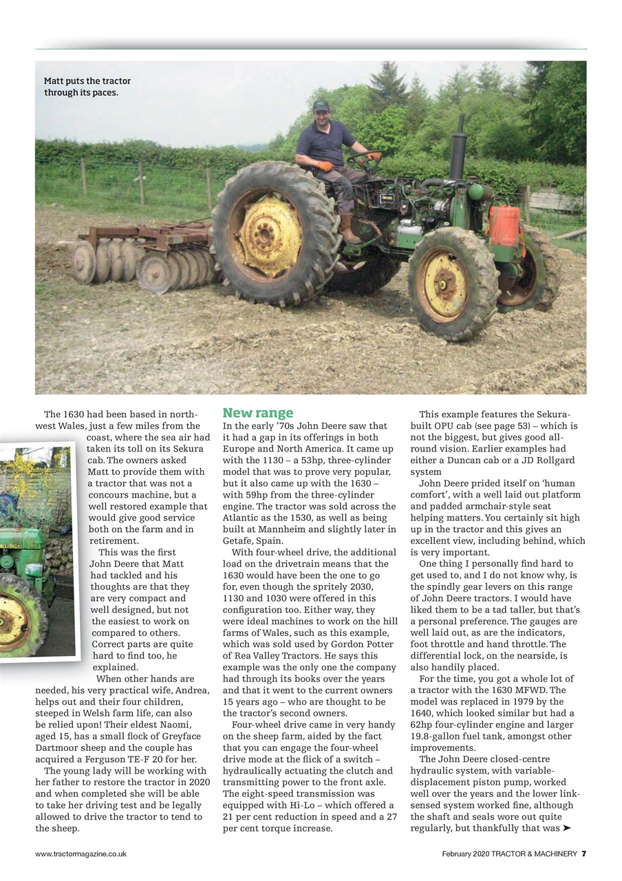 Tractor & Machinery Preview Pages