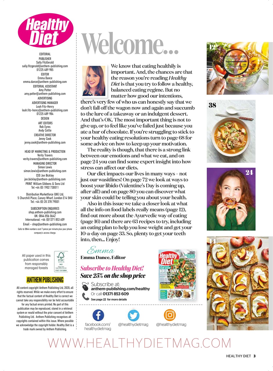 Healthy Diet Preview Pages