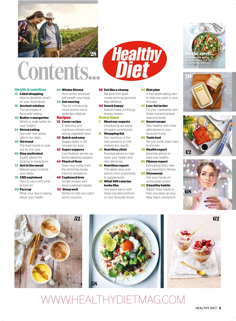 Healthy Diet Preview Pages