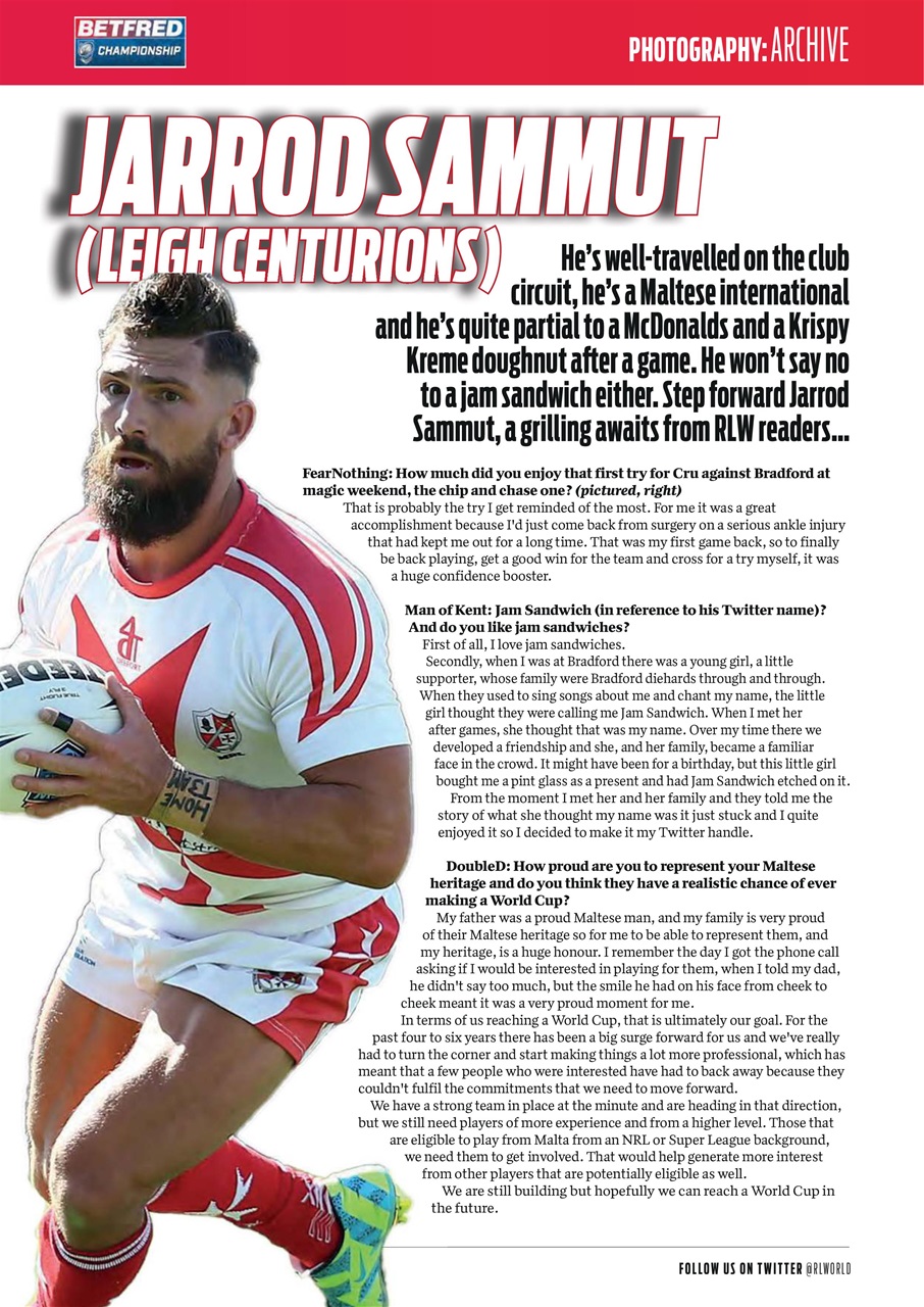 Rugby League World Preview Pages