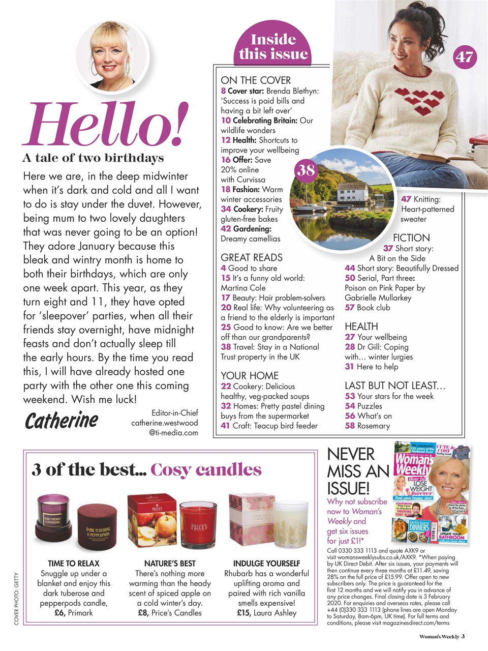 Woman's Weekly Preview Pages