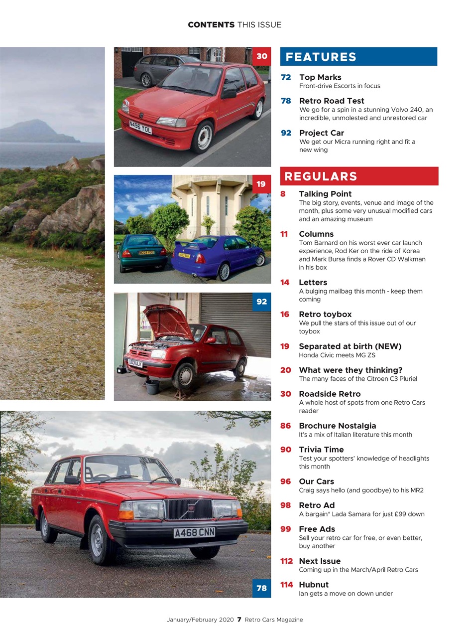 Retro Cars Preview Pages