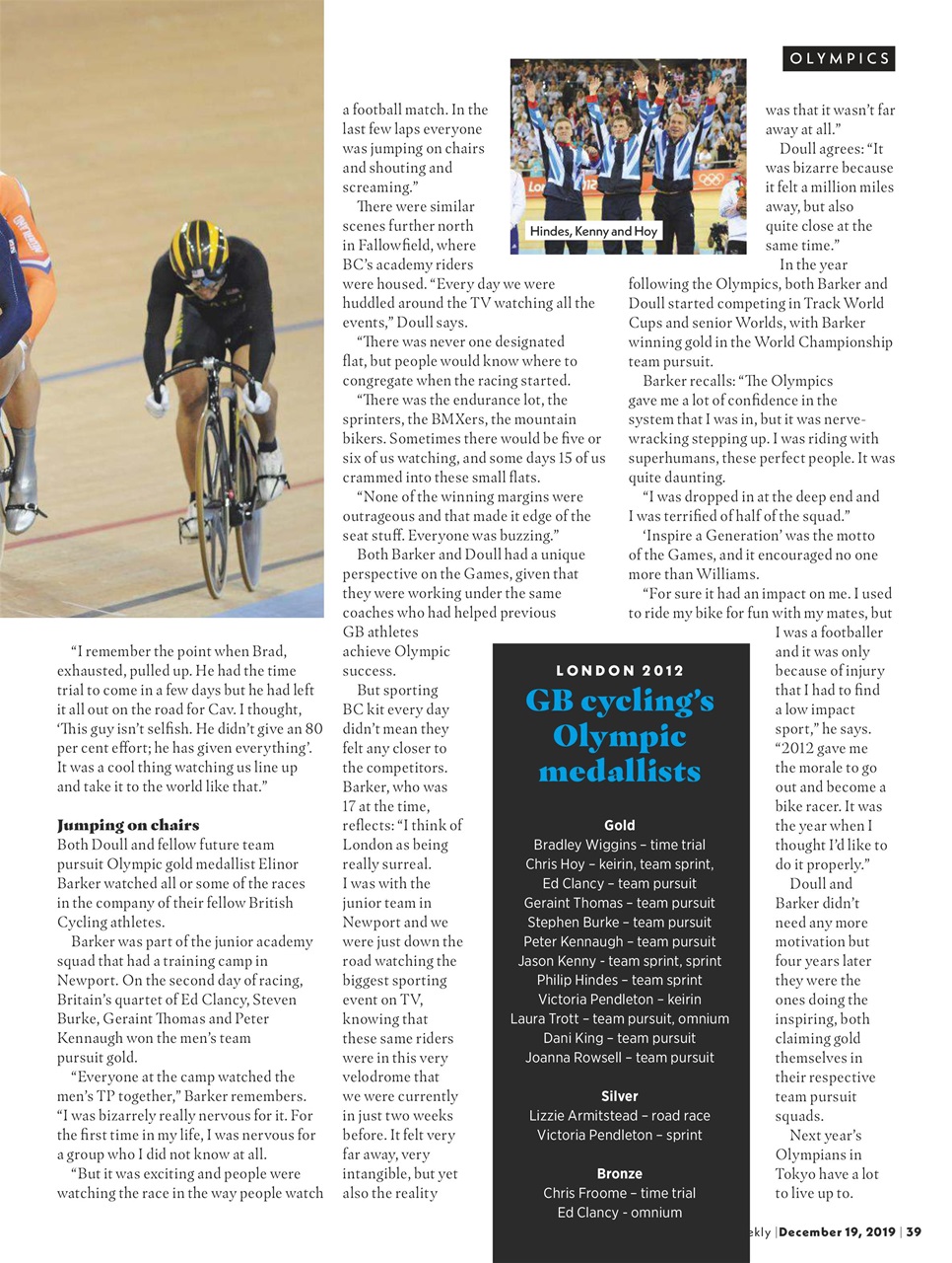 Cycling Weekly Preview Pages