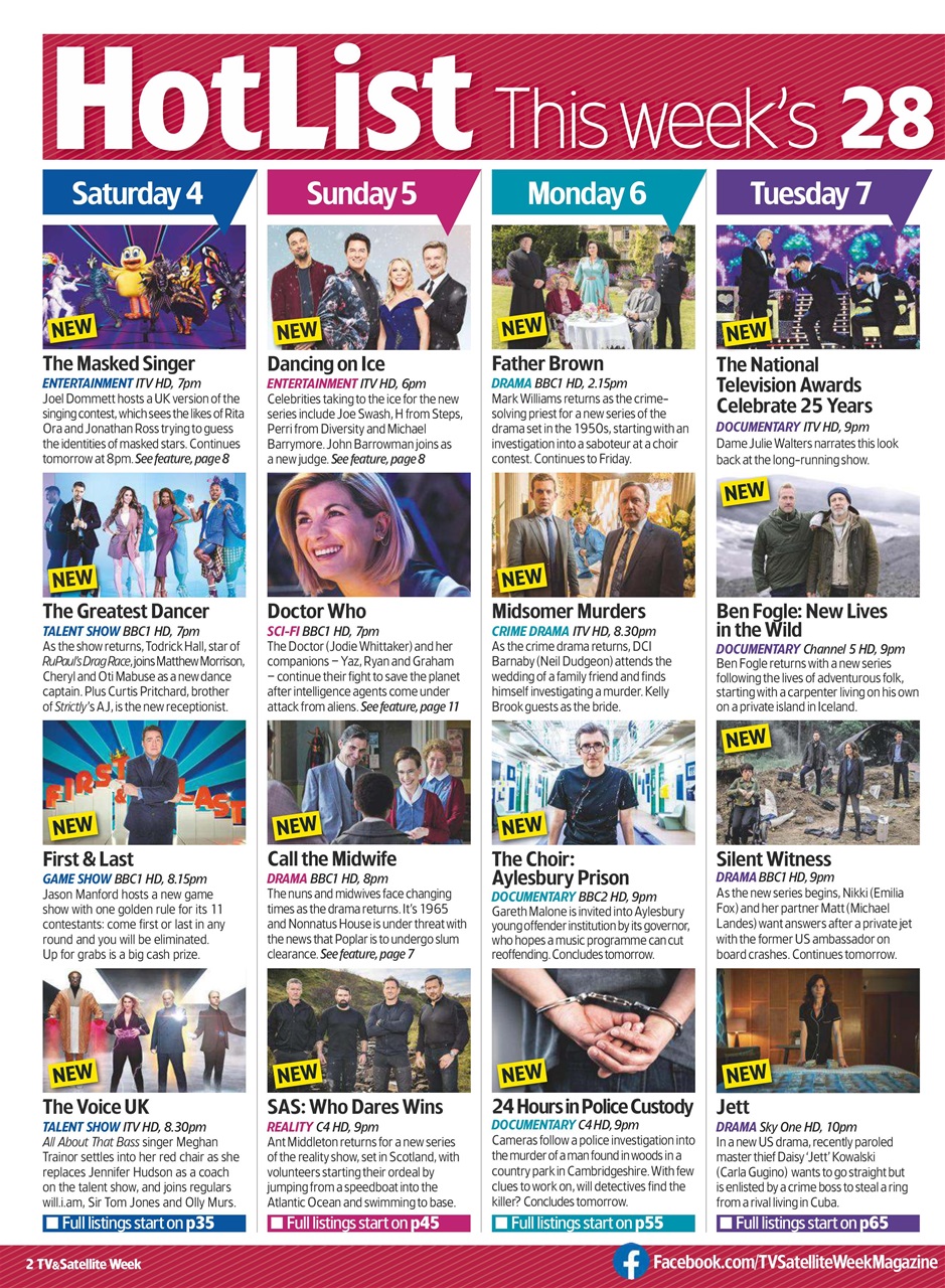 TV & Satellite Week Preview Pages