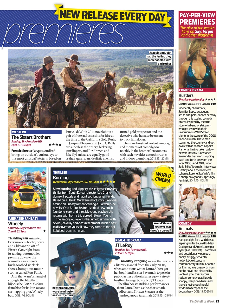 TV & Satellite Week Preview Pages