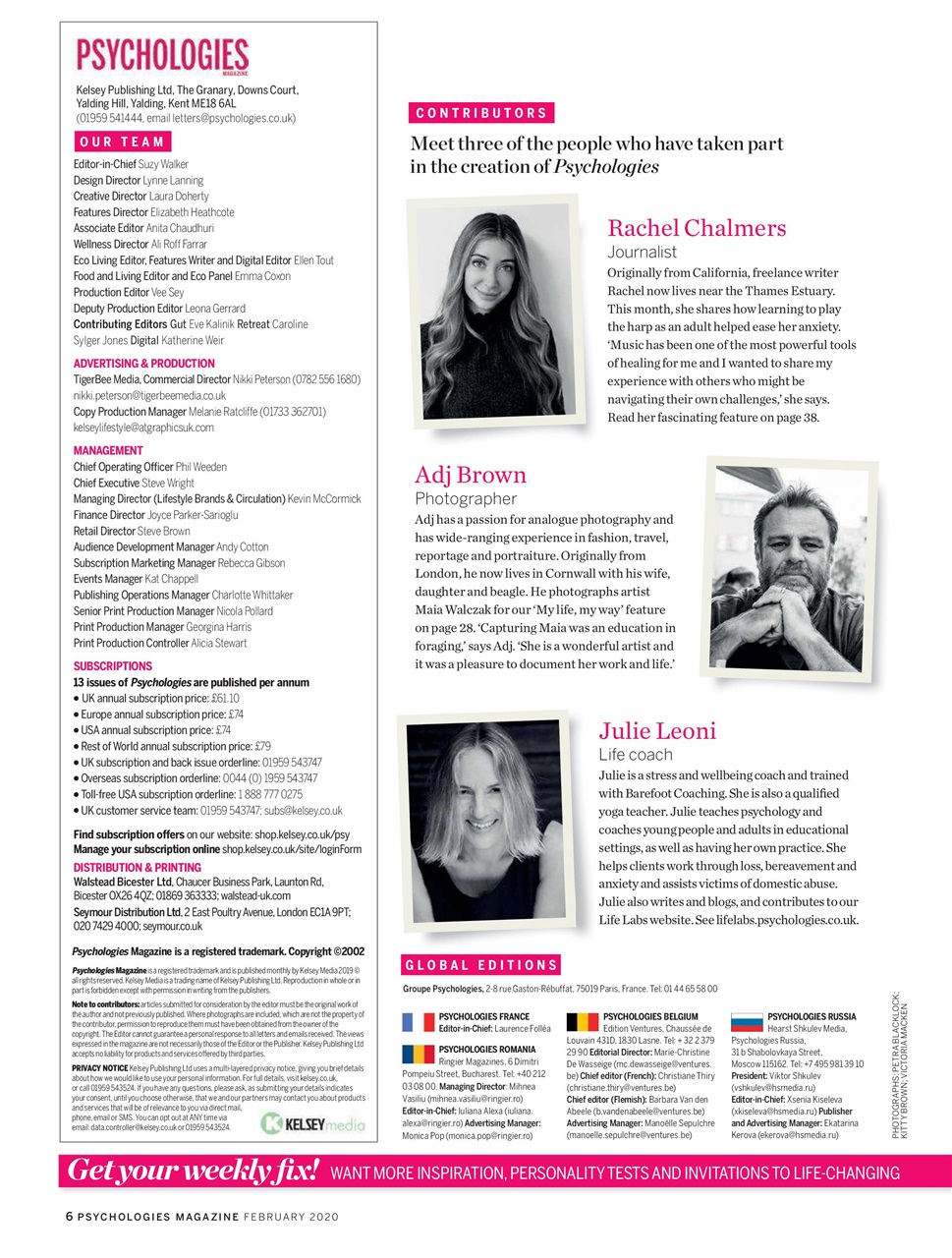 Psychologies Preview Pages