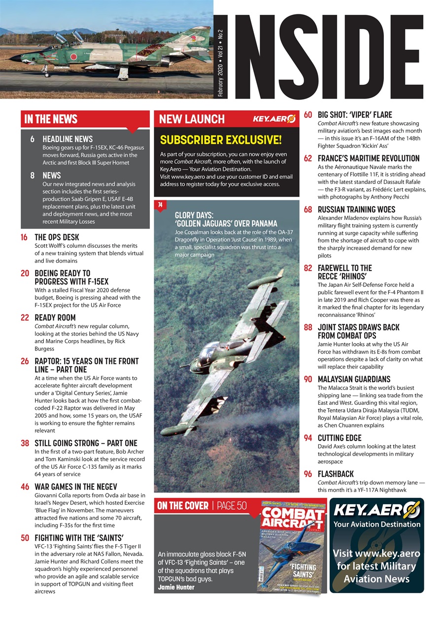Combat Aircraft Journal Preview Pages